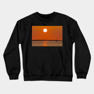 Sailing at sunset Crewneck Sweatshirt